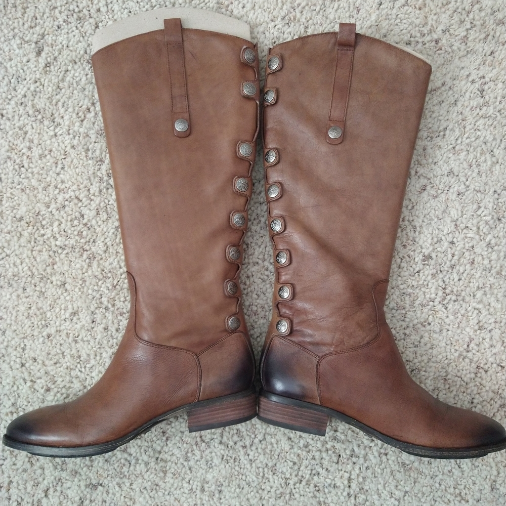 Sam Edelman Leather Tall Riding Boot Size 9 - Picture 2 of 8